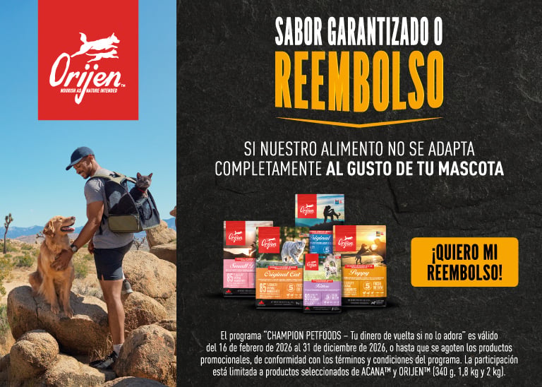 Orijen Taste Guarantee - Sabor Garantido o Reembolso